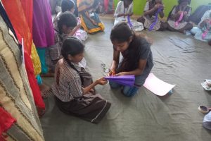 Decoration workshop to divyaang students by economics dept. 13th sept 2023