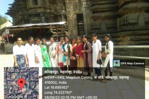 Field visit by History dept on 28th Aug 2023