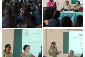 Social Health and Social Problems Awareness Committee organized a Lecture on ” Commning on Puberty” on 29/1/2024