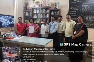 MoU with maharashtra rashtrabhasha kendra kolhapur by hindi dept on 12th sept 2023