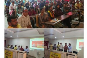 Online google meet with prime minister on national voters day programme on 25th jan 2024