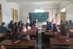 Reading Books activity by Marathi department on Lekhan Prerana Din on 01st Aug 26