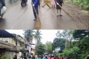Swach Bharat Abhiyan Campian by N.S.S Students on ocasion of Mahatma Gandhi Jayanti
