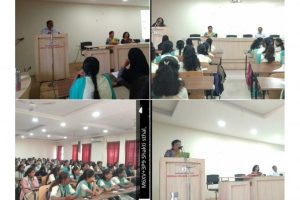 Under school connect program orientation to junior college students about NEP 2020 on 23th jan 24