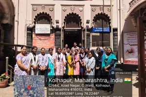 Visit to Karveer Nagar Wachan Mandir by Hindi Dept. on 28th Feb 2026