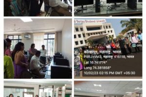 Visit to Language Lab and Library of Sanjay Ghodawat University