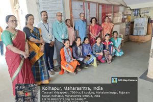 Wallpaper Display on Dr. V. T. Patil Tatha Kakaji on 29th July 2025 