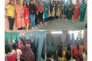 Workshop on use of library resources in collaboration with commerce dept on 5th jan 2024 with